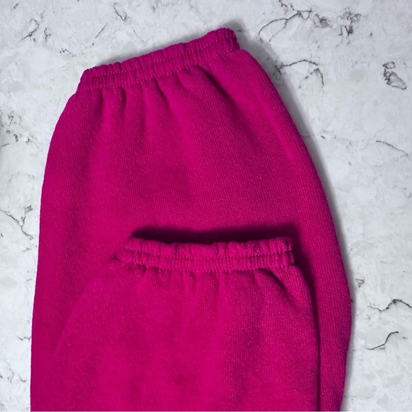 VIntage Tultex Hand Painted Cats Sweatsuit Sweatshirt Pants Pink Size XL - Picture 12 of 13